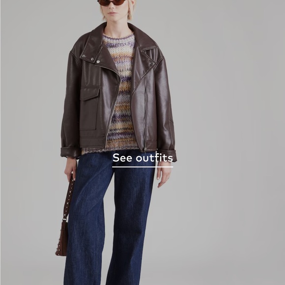 Molly Bracken Carol Knitted Crewneck Striped Sweater Size: L - Picture 5 of 12